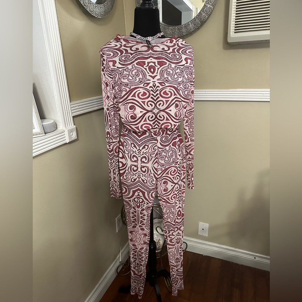 sheer set 2 piece no callouts